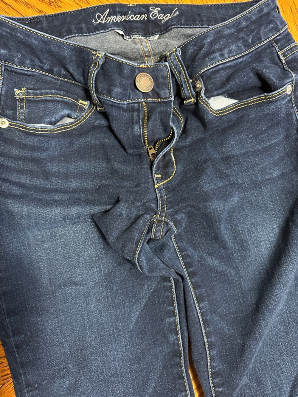 American Eagle Outfitters Dark Blue Womens Jeggings